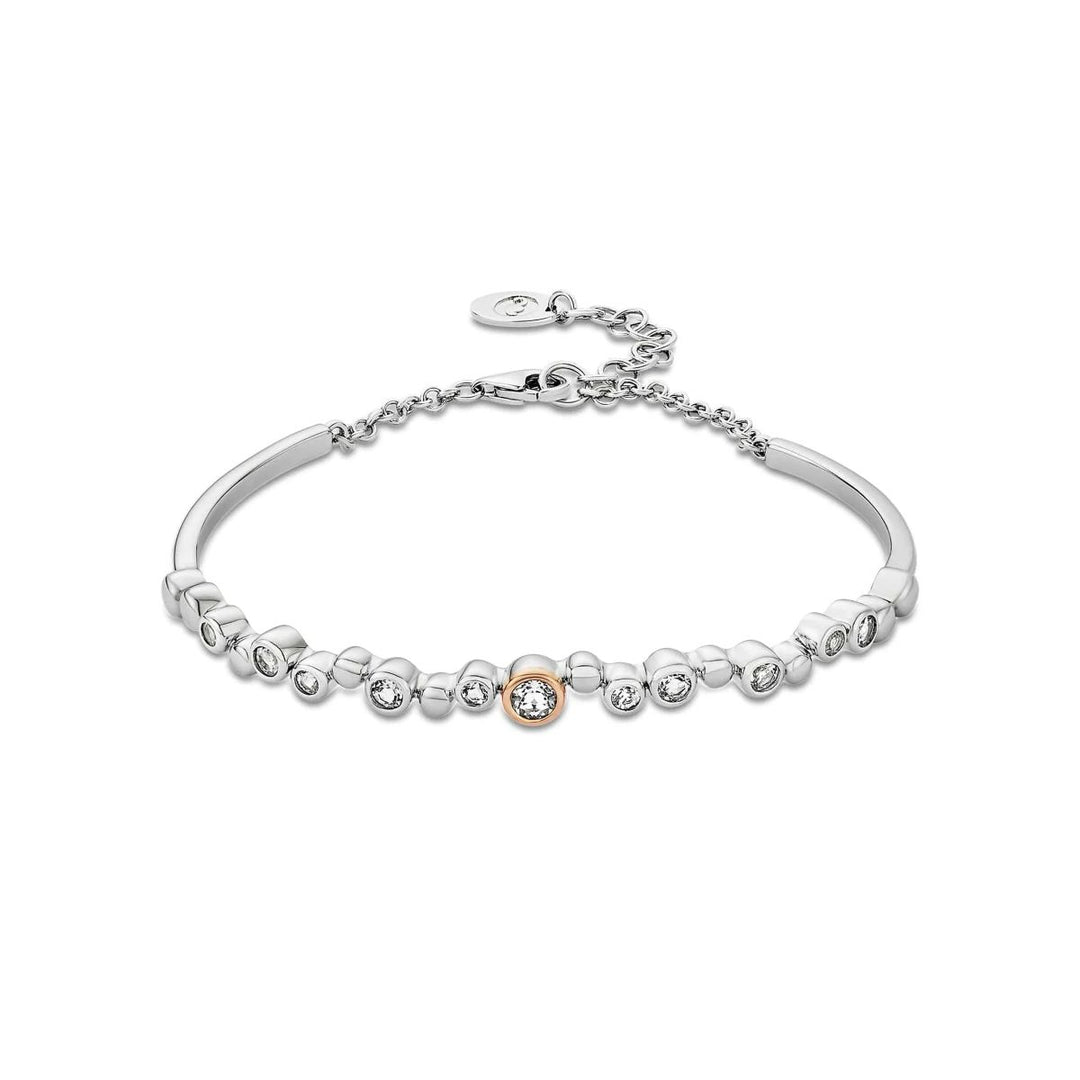 Clogau Celebration Sterling Silver Banglet with Topaz - 3SCEL899
