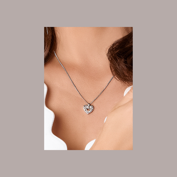 Clogau Cariad Sparkle Small Heart Pendant 3SCRS0193