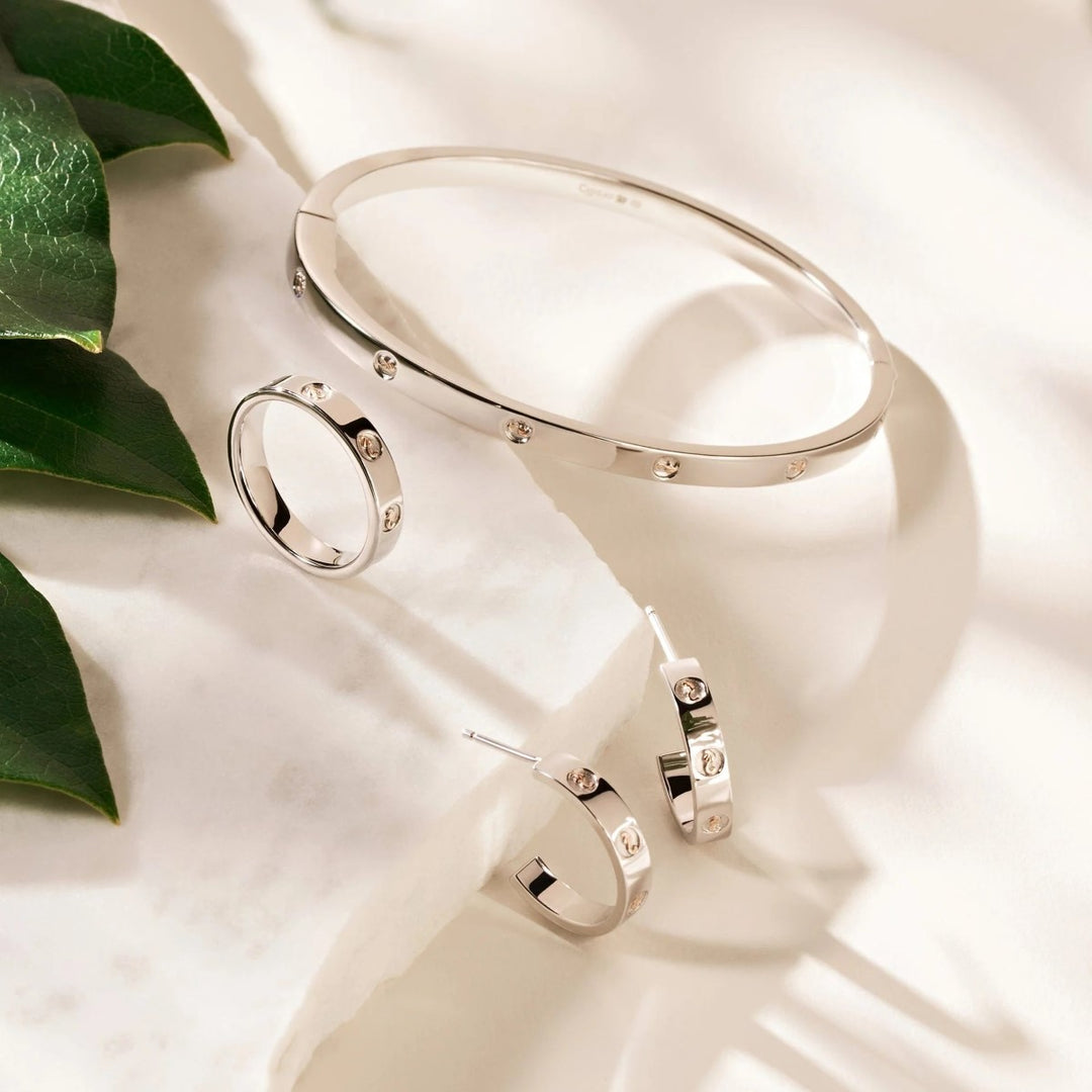 Clogau Insignia Sterling Silver Slim Bangle 3SINS852