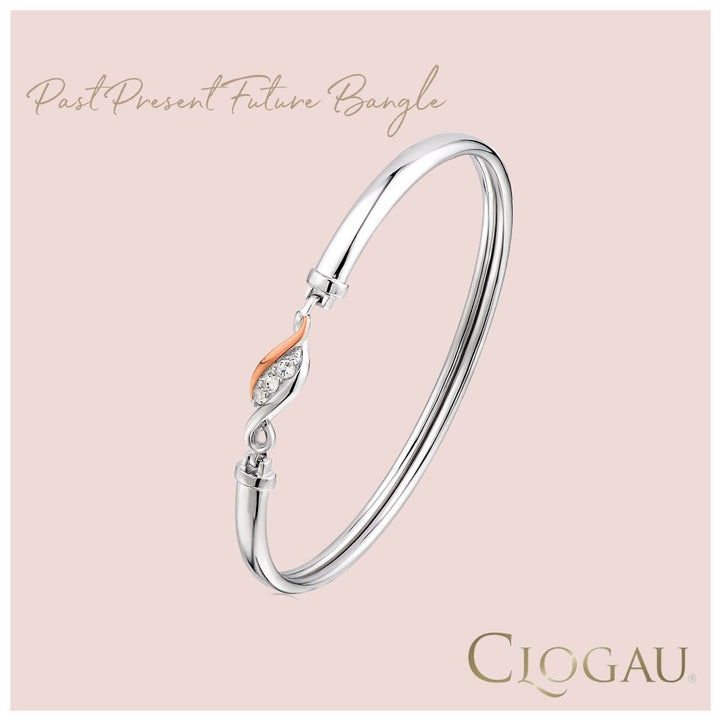 Clogau Past Present Future Bangle 3SPPFBG
