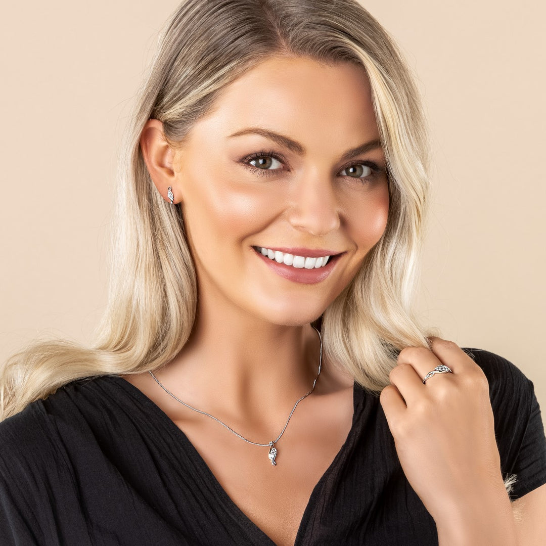 Clogau Past Present Future Stud Earrings 3SPPFE