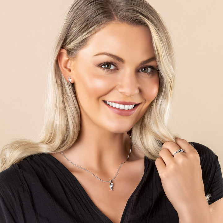 Clogau Past Present Future Stud Earrings 3SPPFE