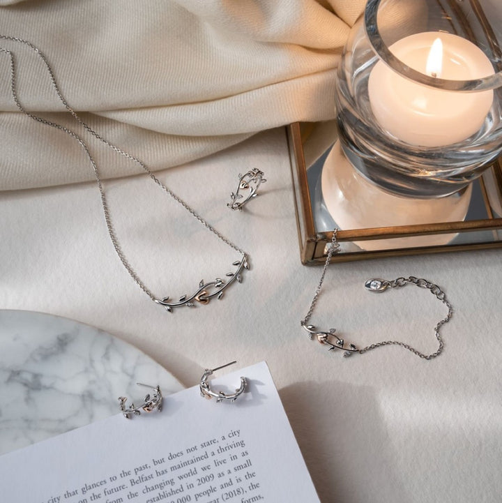 Clogau Vine of Life White Topaz Bracelet 3STOL0234