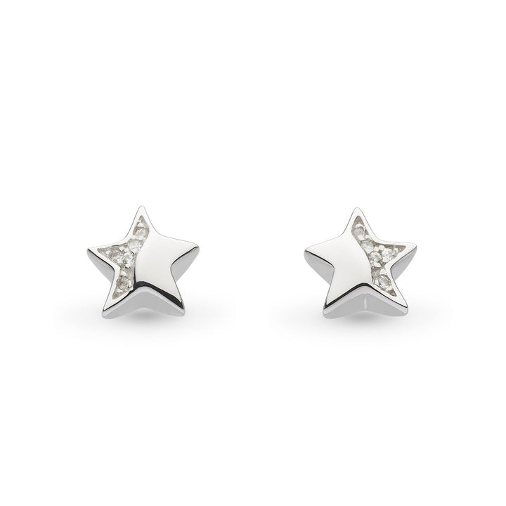 Kit Heath Miniature Sparkle CZ Shining Star Stud Earrings 40034CZ