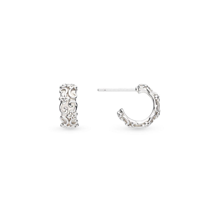 Kit Heath Blossom Flyte Honey Flower Chunky Hoop Earrings - 40331RP