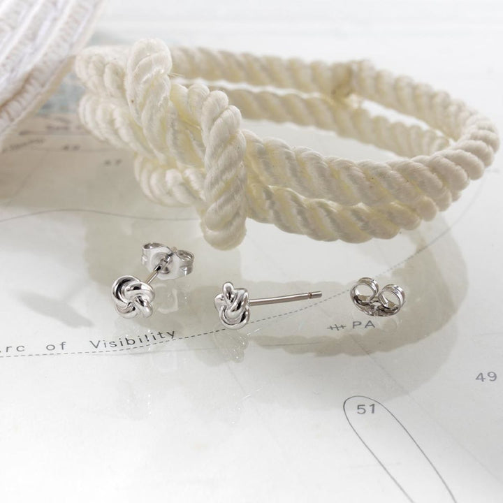 Kit Heath Marina Tide Knot Stud Earrings 41060RP