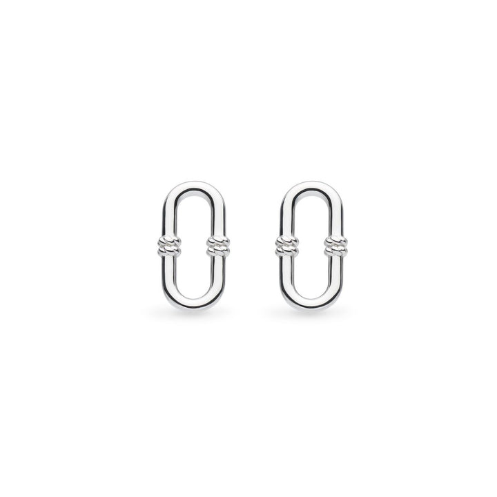 Kit Heath Marina Rope Bar Link Stud Earrings - 41091RP
