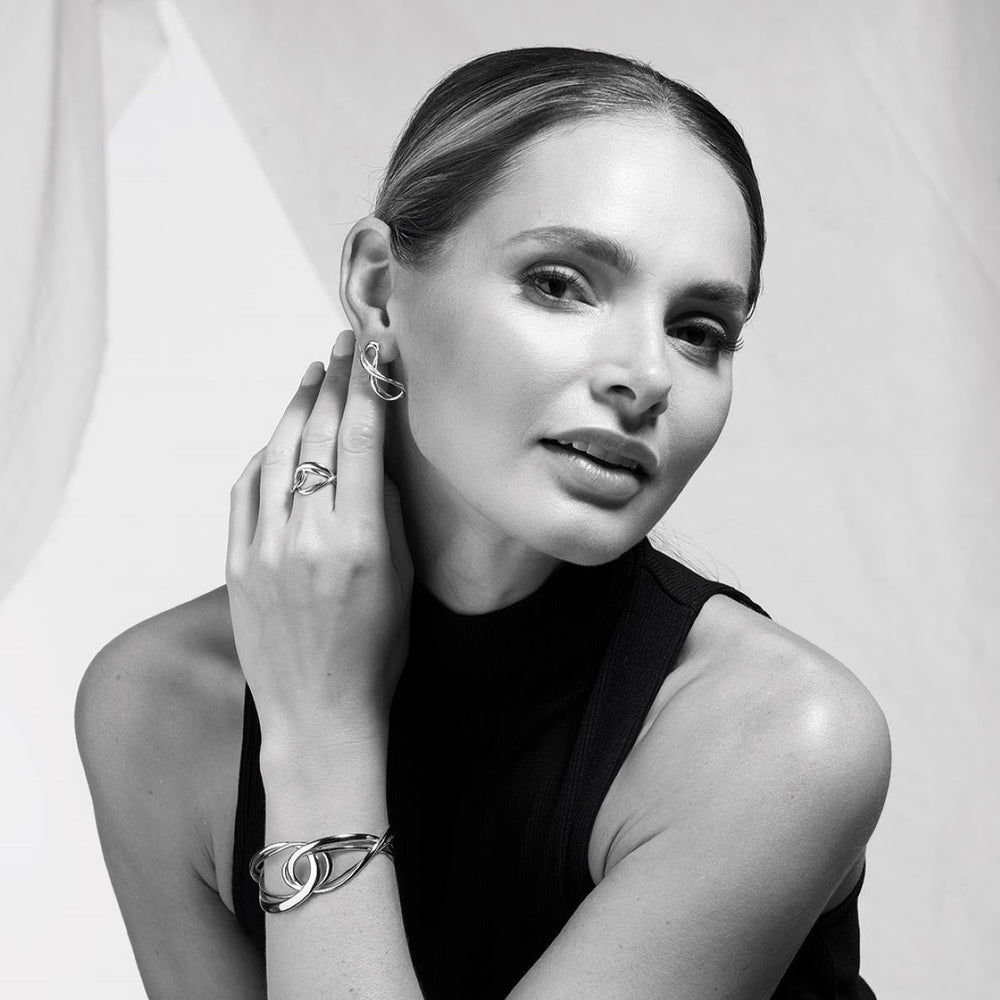 Kit Heath Infinity Grande Stud Earrings - 41164RP