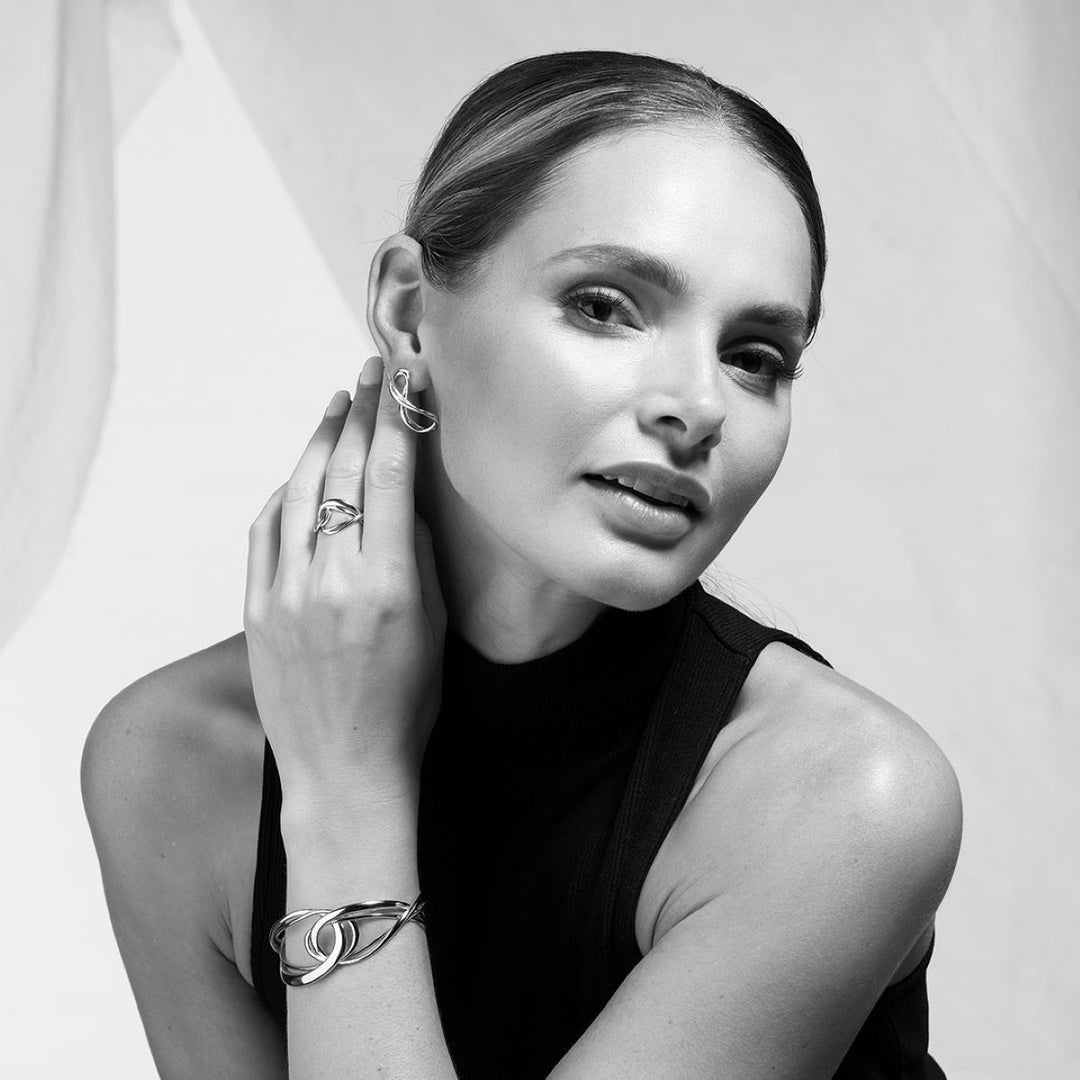 Kit Heath Infinity Grande Stud Earrings - 41164RP