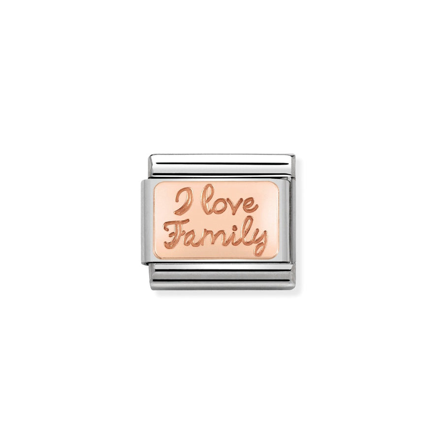 NOMINATION Composable Classic I Love Family Link in Rose Gold 430101_41