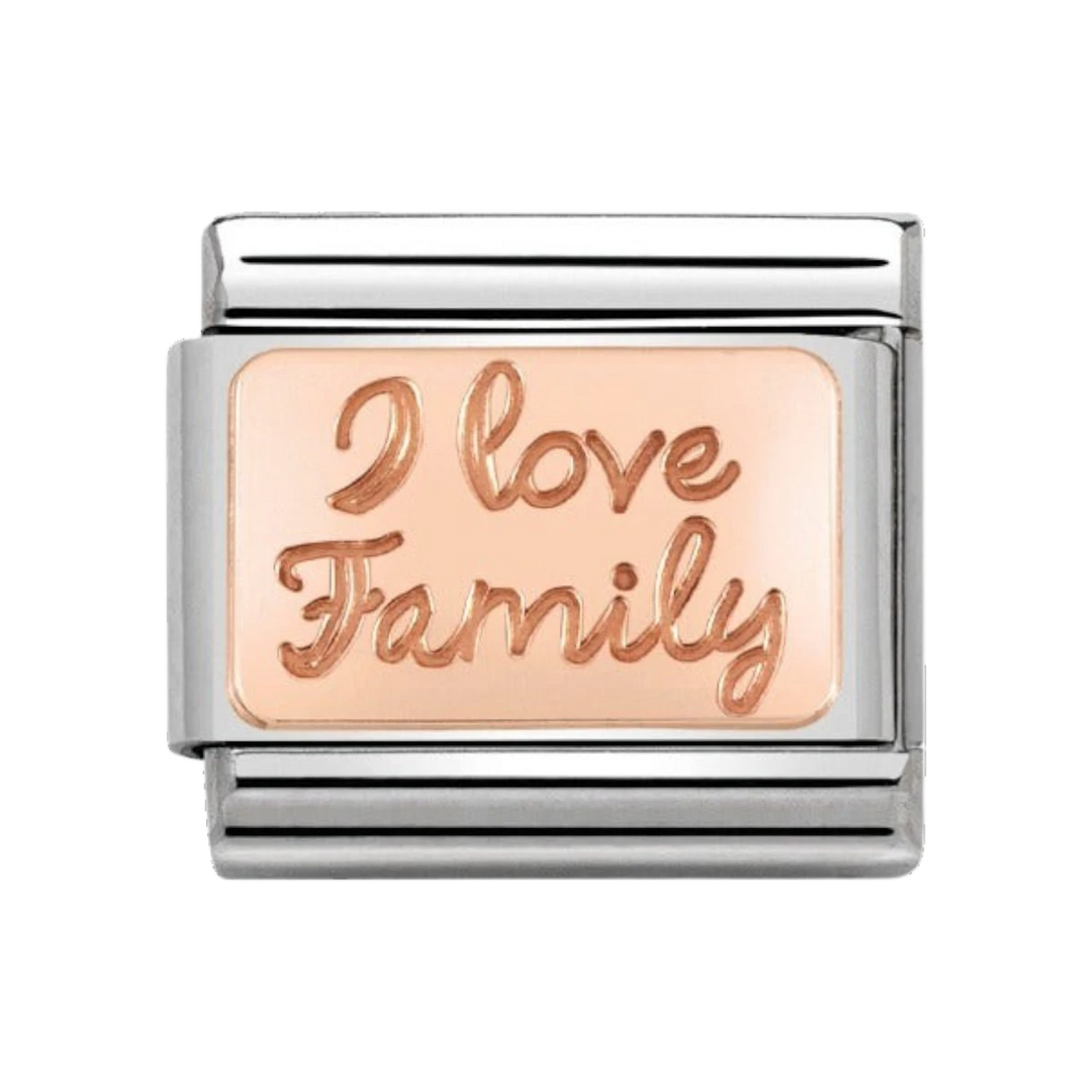 NOMINATION Composable Classic I Love Family Link in Rose Gold 430101_41