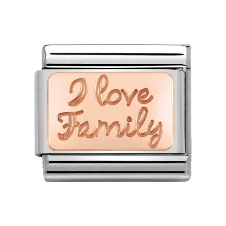 NOMINATION Composable Classic I Love Family Link in Rose Gold 430101_41