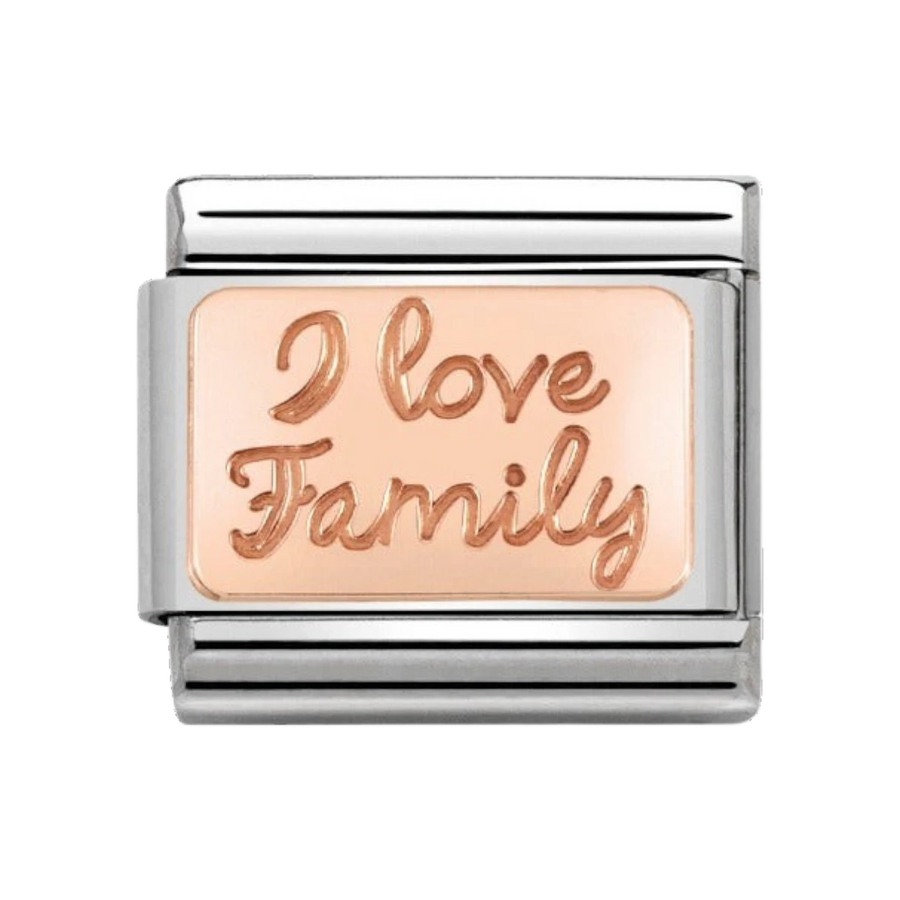NOMINATION Composable Classic I Love Family Link in Rose Gold 430101_41