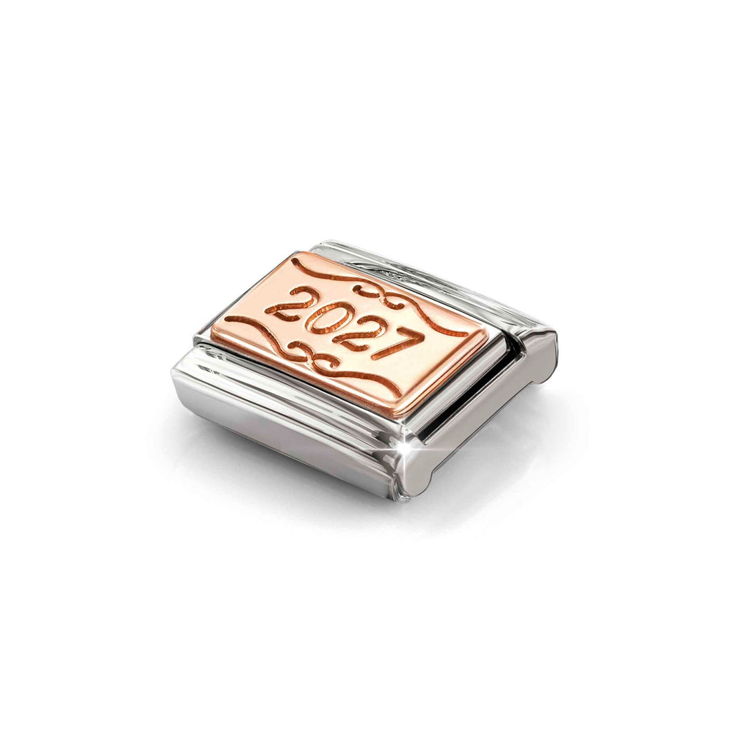 Niche Jewellery Nomination Rose Gold 2027 Charm detail