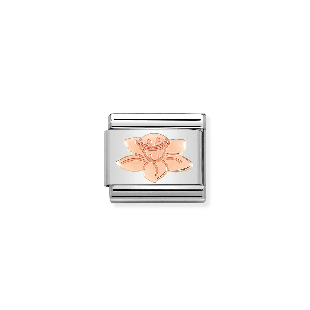 Nomination Rose Gold Daffodil Charm