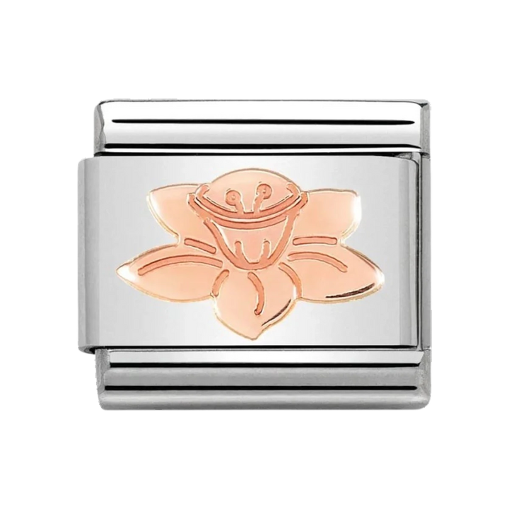 Nomination Rose Gold Daffodil Charm