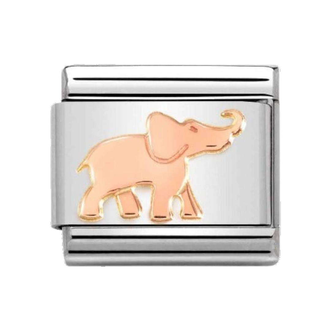 Nomination Classic Rose Gold Elephant Charm