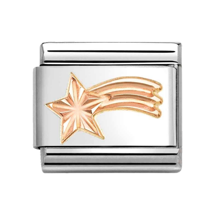 Niche Jewellery Nomination Rose Gold Comet Star Charm