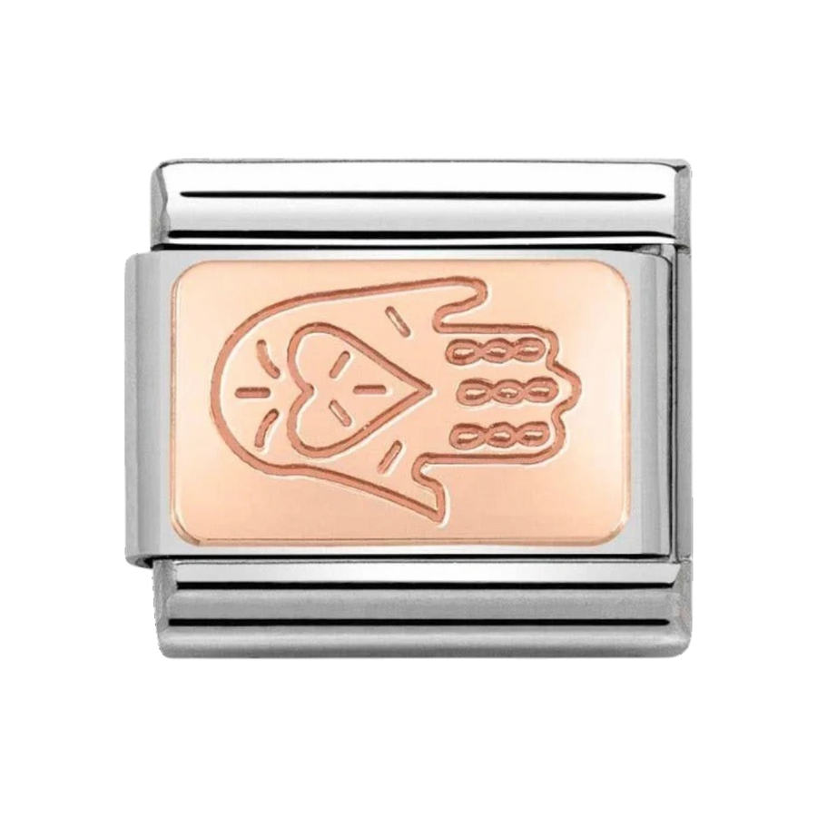 Nomination Classic 9k Rose Gold Hand of Fatima Charm