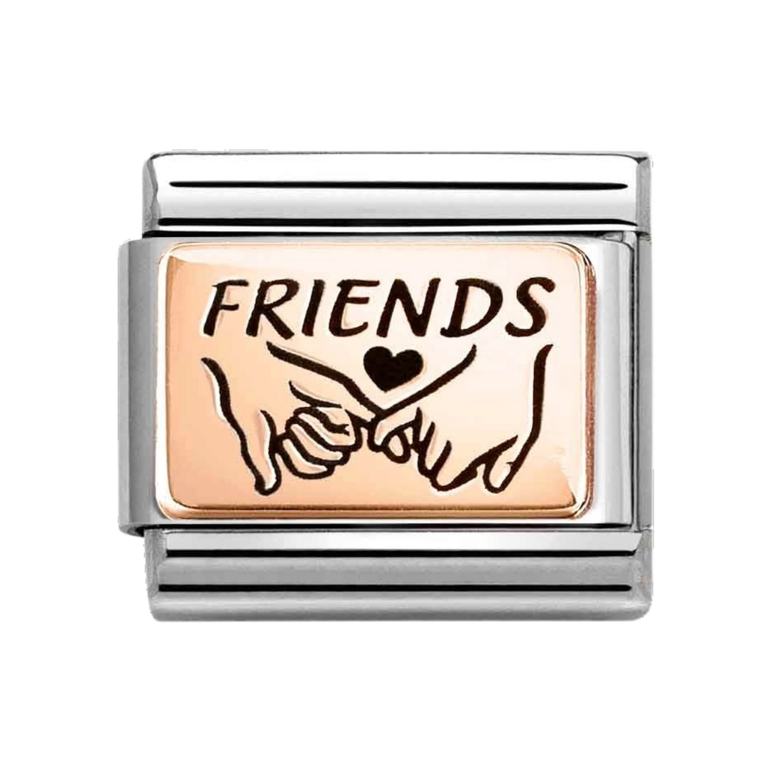 Niche Jewellery Nomination Rose Gold Friends Pinky Promise Charm