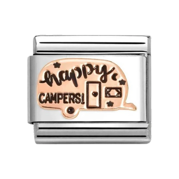 Nomination Classic Rose Gold and Enamel Caravan Charm 430202/22