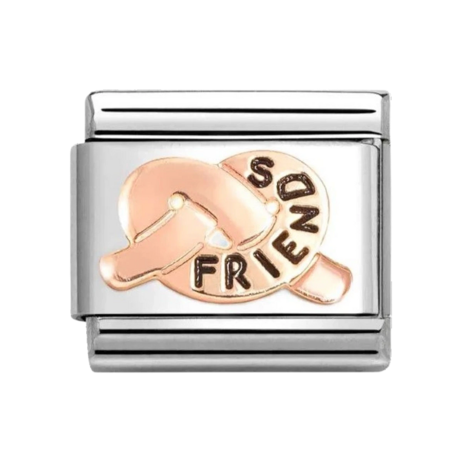 Nomination Classic Rose Gold Enamel Friends Knot Charm 430202/36