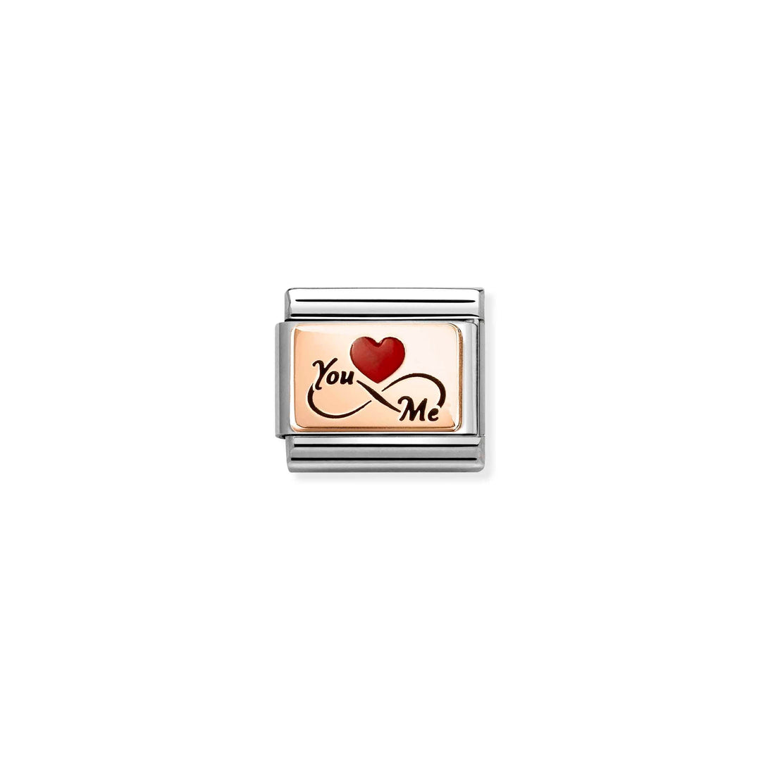 Niche Jewellery Nomination Rose Gold You and Me Charm
