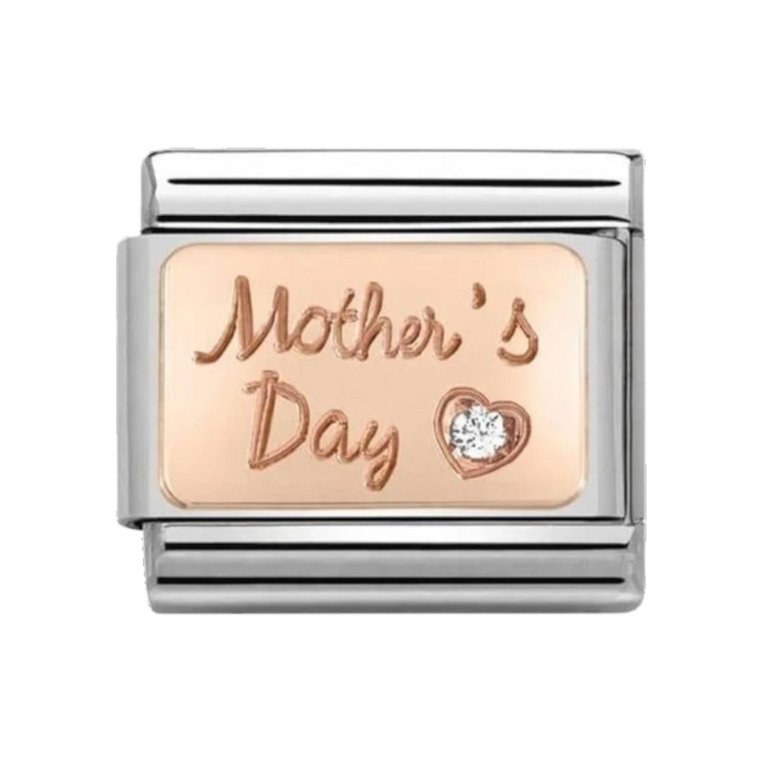 NOMINATION Composable Classic Motherâ€™s Day Link with CZ 430316_01
