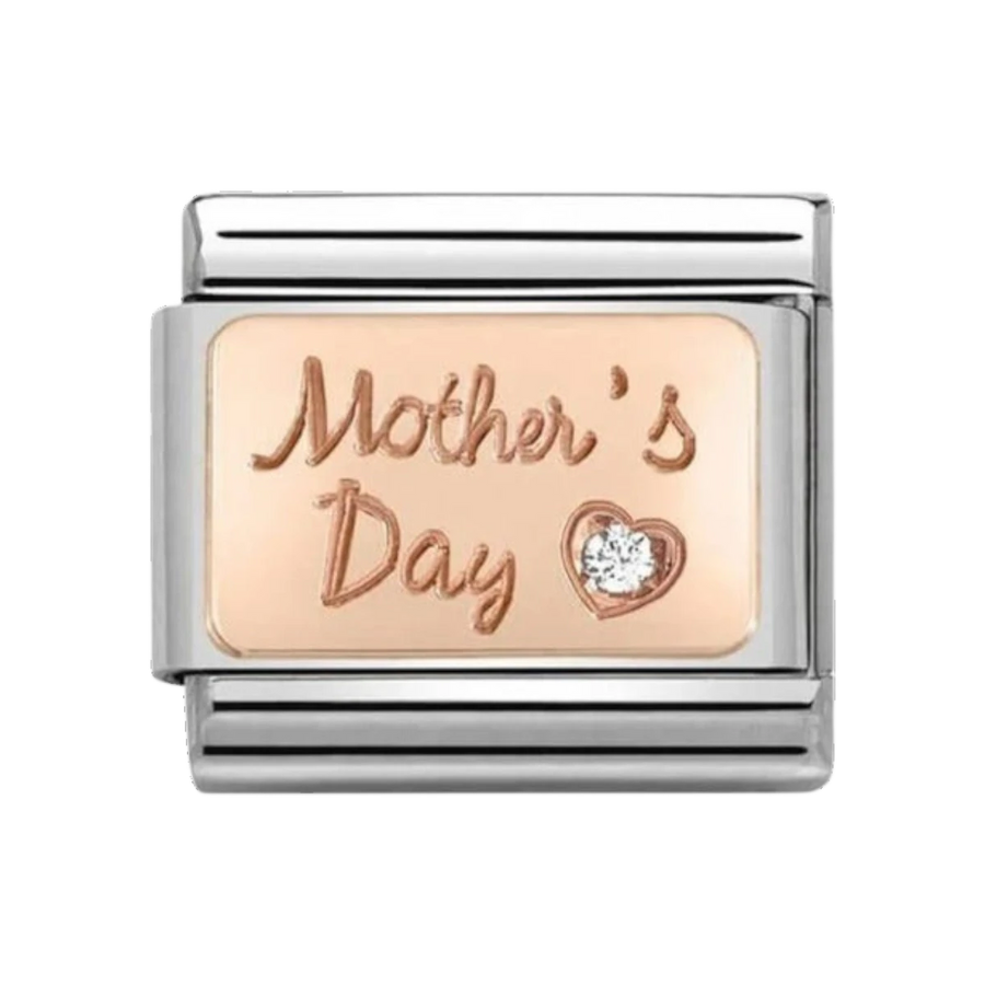 NOMINATION Composable Classic Motherâ€™s Day Link with CZ 430316_01