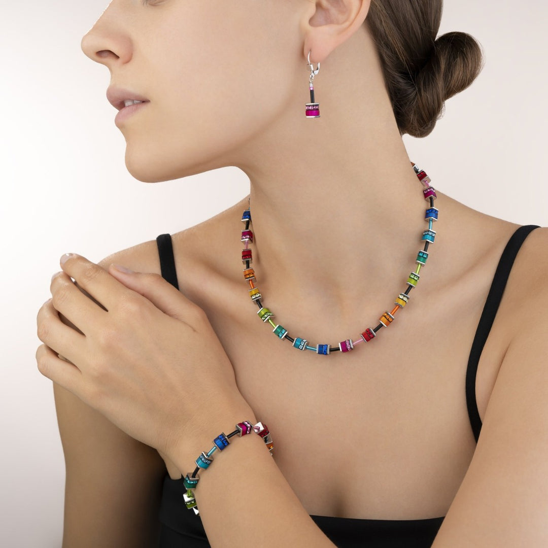 Coeur De Lion Mulitcolour GEOCUBE Necklace 4409101500