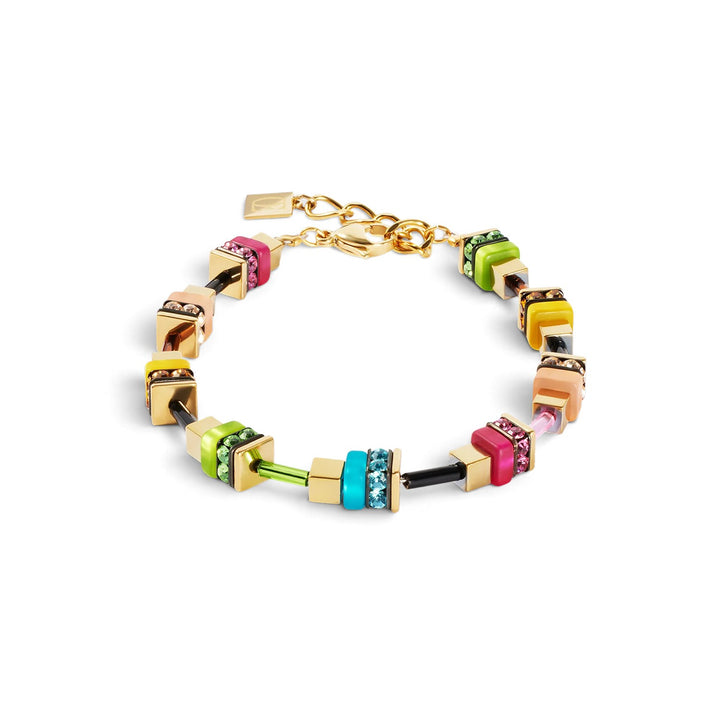 Coeur De Lion Boho Sunset Cube Rainbow Bracelet