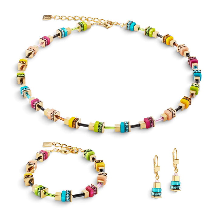 Coeur De Lion Boho Sunset Cube Rainbow Bracelet