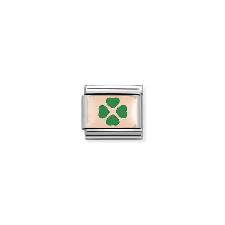 Nomination Composable Classic green four-leaf clover charm - 430201_08