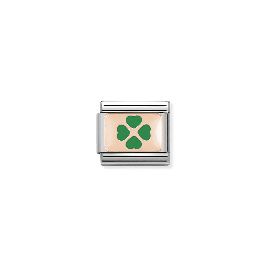 Nomination Composable Classic green four-leaf clover charm - 430201_08
