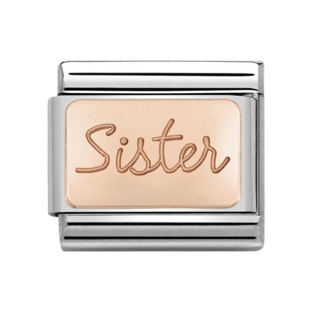 Nomination Composable Classic Sister link in Rose Gold Charm - 430101_38