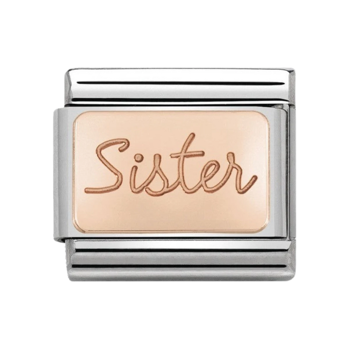 Nomination Composable Classic Sister link in Rose Gold Charm - 430101_38
