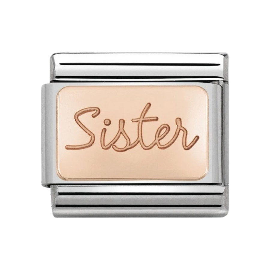 Nomination Composable Classic Sister link in Rose Gold Charm - 430101_38