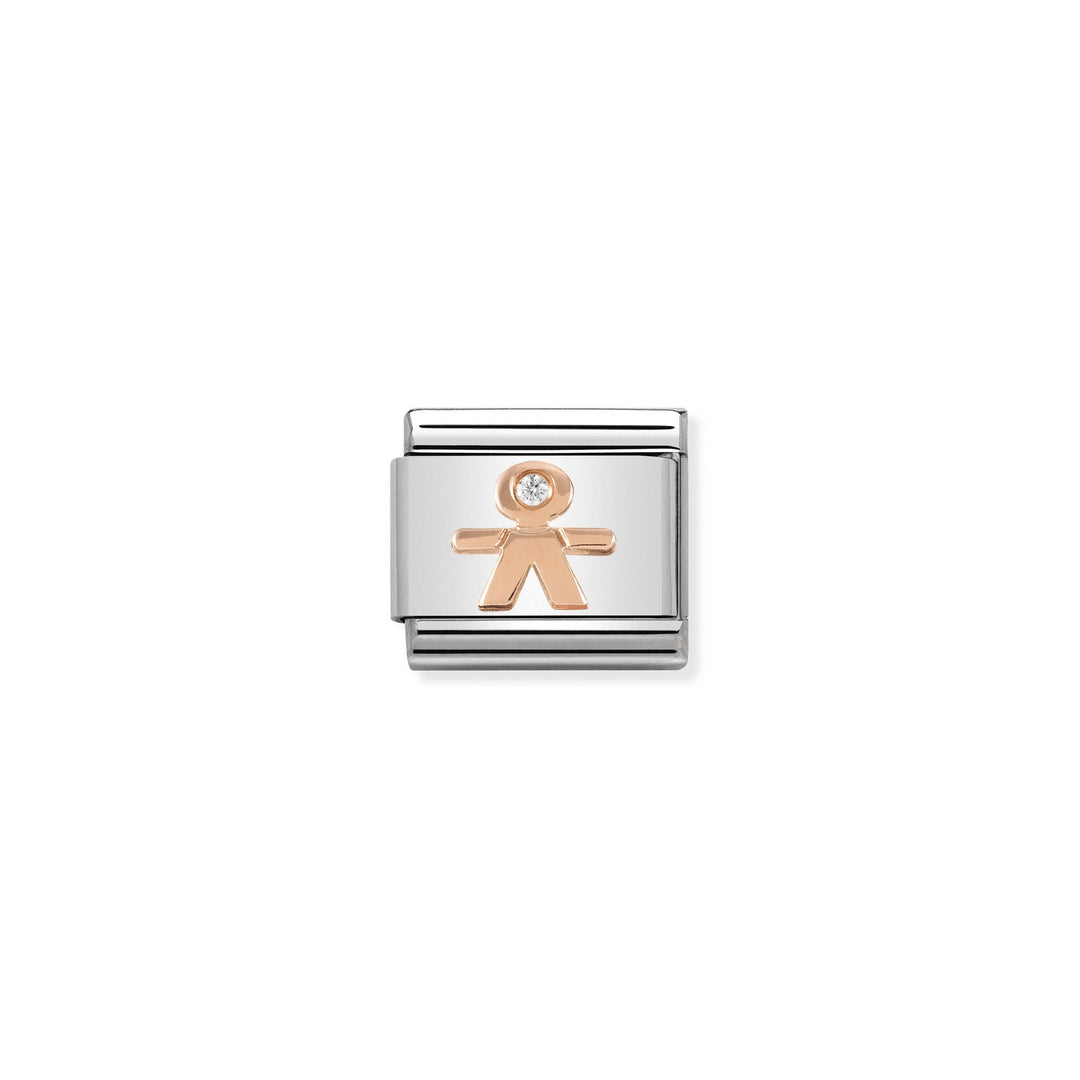 Nomination Composable Classic boy link in Rose Gold charm - 430305_08