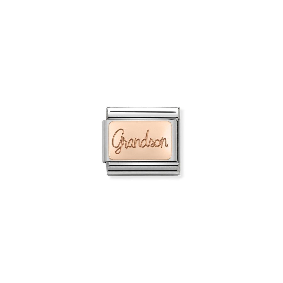 Nomination Composable Classic Grandson link in Rose Gold charm - 430108_06 