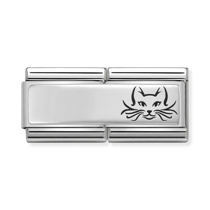 Nominations Classic Composable Double Link Cat Charm - 330710_17