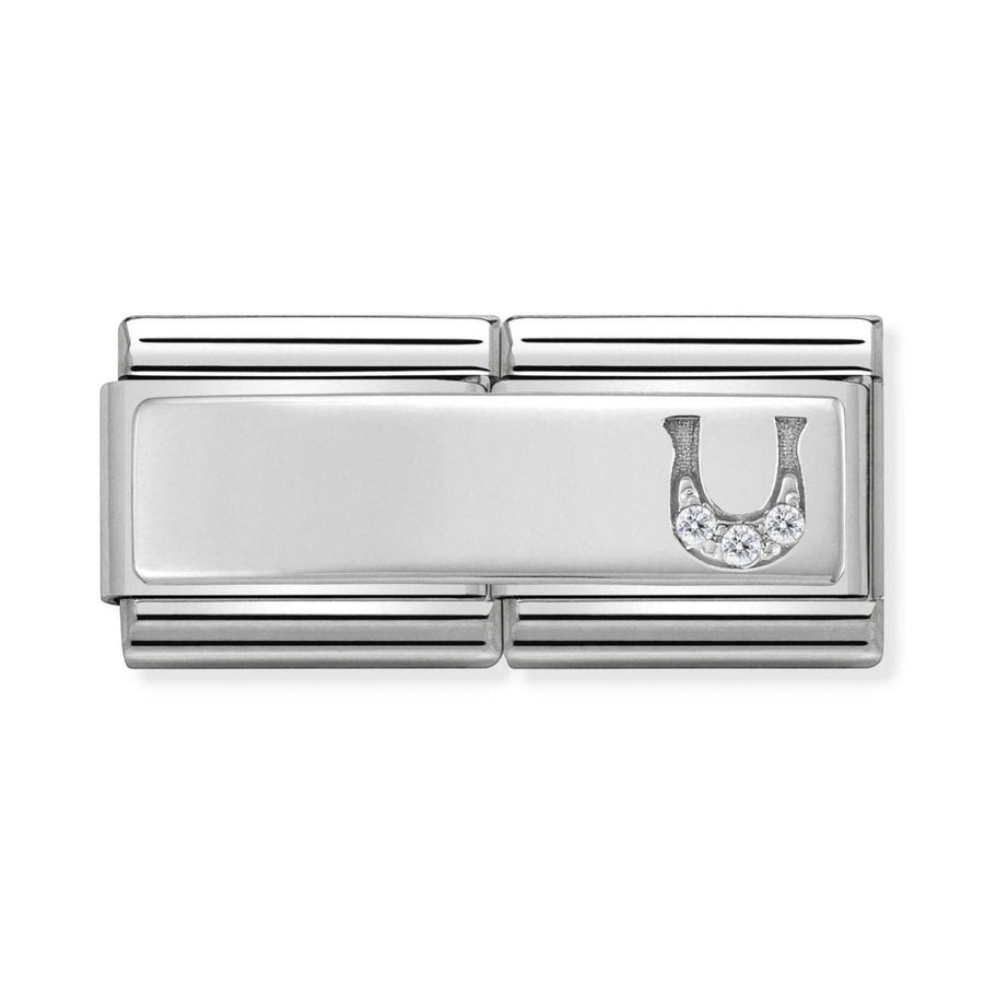 Nominations Double Composable Classic Link with Inscribable Horseshoe Charm - 330731_12
