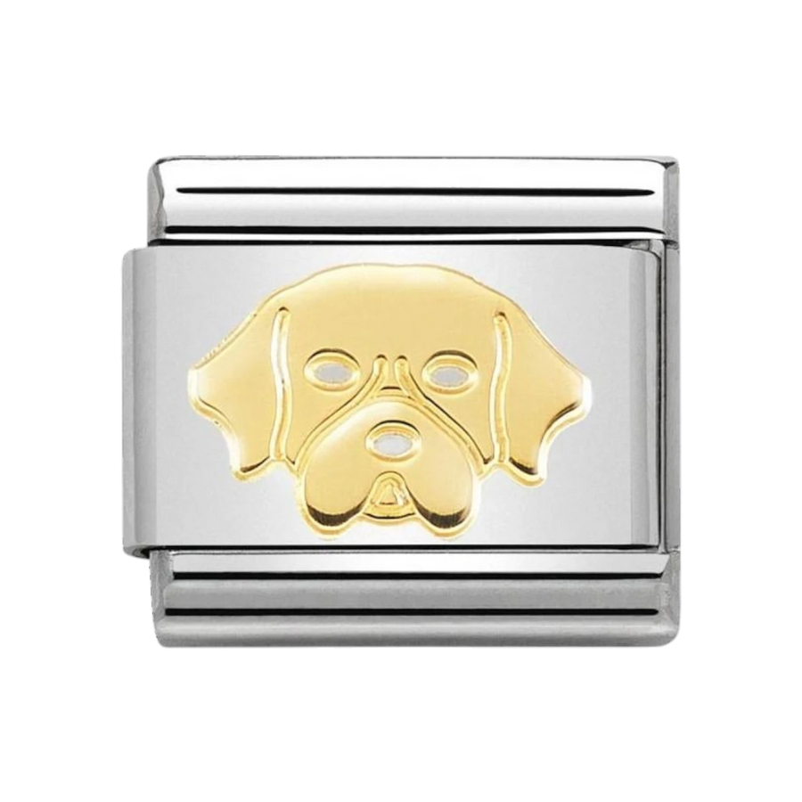 Nomination composable Classic link Golden Retriever charm - 030162_56