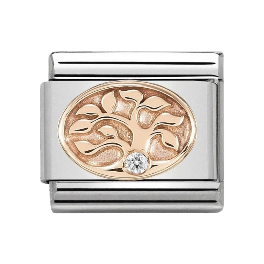 Nomination Composable Classic Link Tree of Life with stones charm - 430305_12