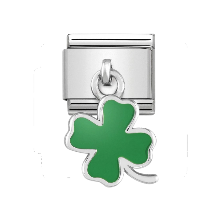 Nomination Composable Classic Link Green four-leaf clover - 331805_01