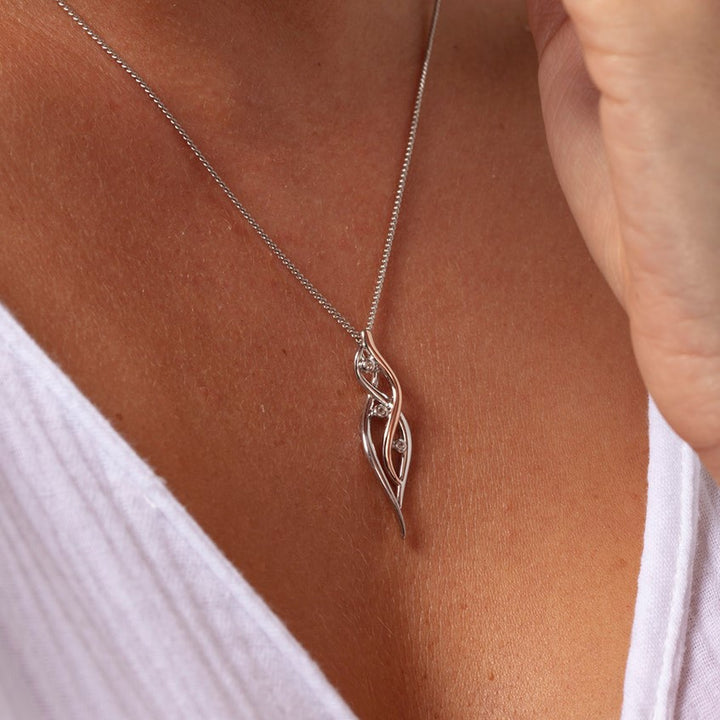 Clogau Swallow Falls Pendant 3SCTWIP