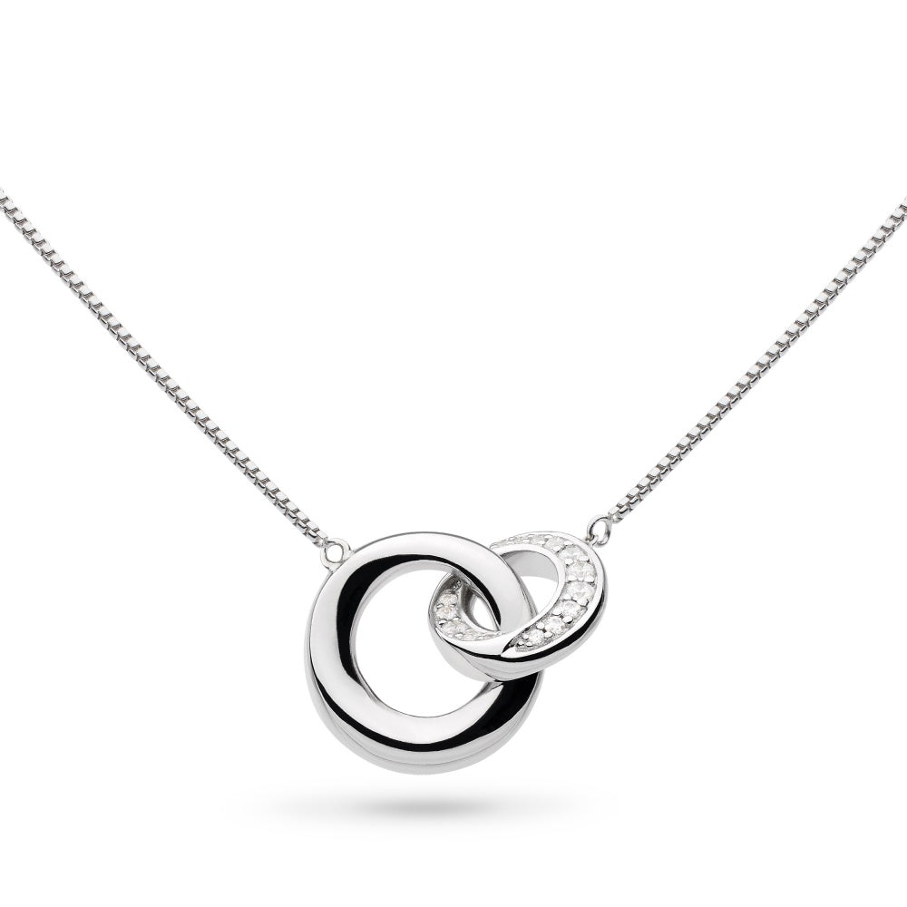 Kit Heath Bevel Cirque CZ PavÃ© Link Necklace 9151CZ