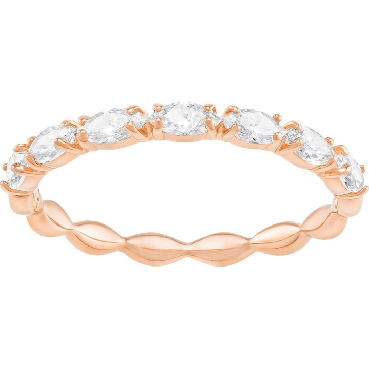 Swarovski Vittore Marquise Ring - White with Rose Gold Plating