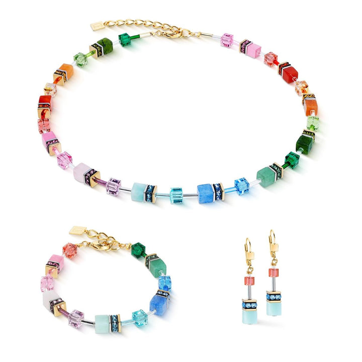 Coeur De Lion GeoCUBE Iconic Earrings - Rainbow - 4905201520
