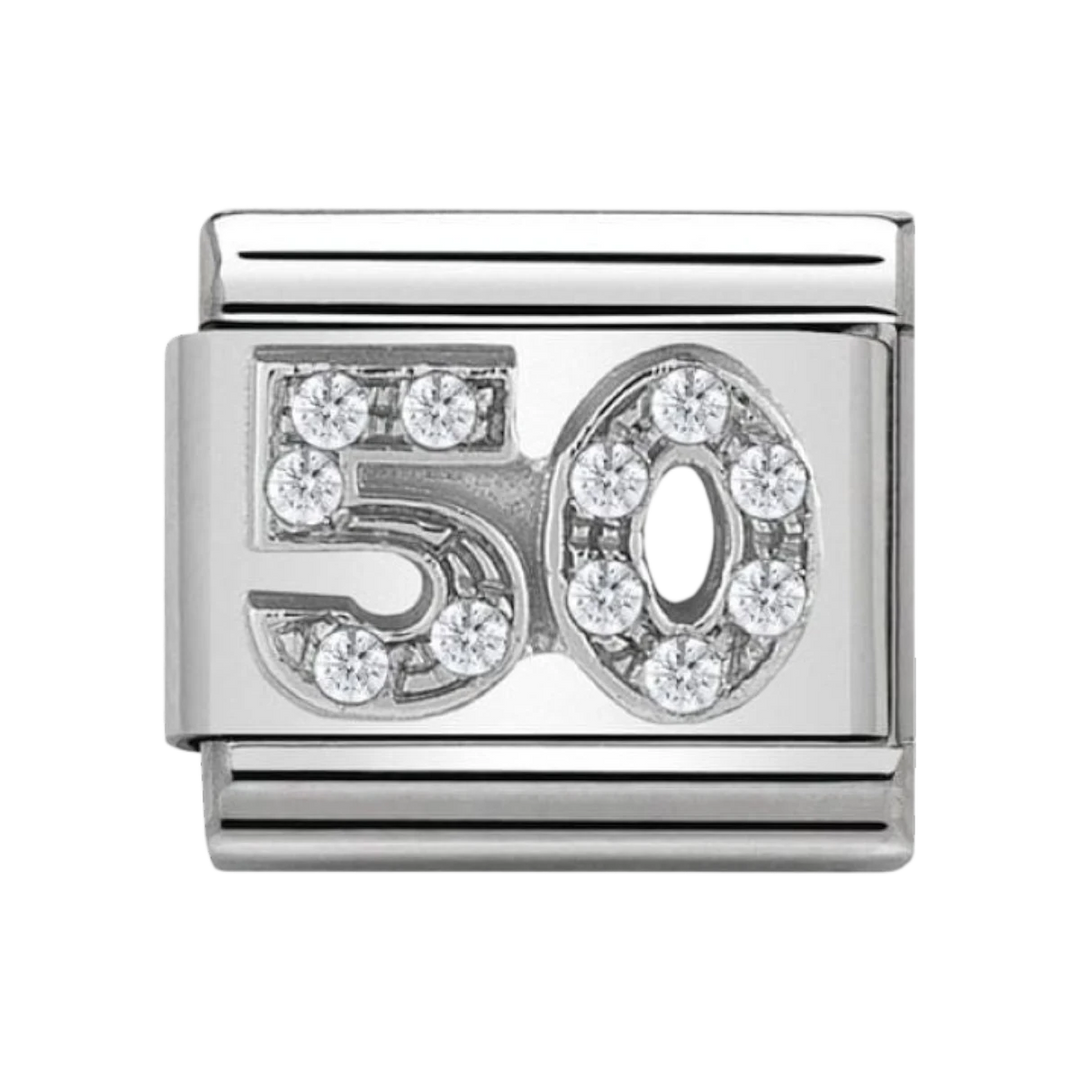 Nomination Classic Symbols - Cubic Zirconia and 925 Silver 50