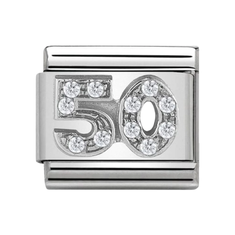 Nomination Classic Symbols - Cubic Zirconia and 925 Silver 50
